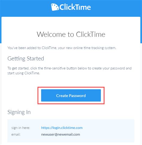clicktime login|my time log in.